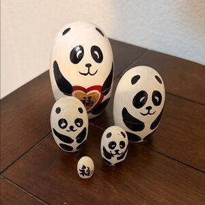Panda Nesting Dolls Set